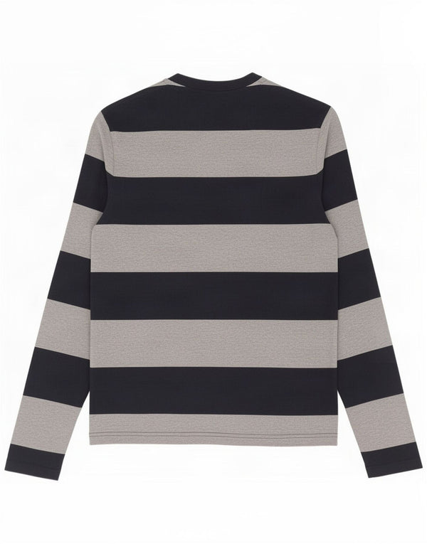 Jack Wills Mens Top Long Sleeve Small Navy Blue Striped Cotton