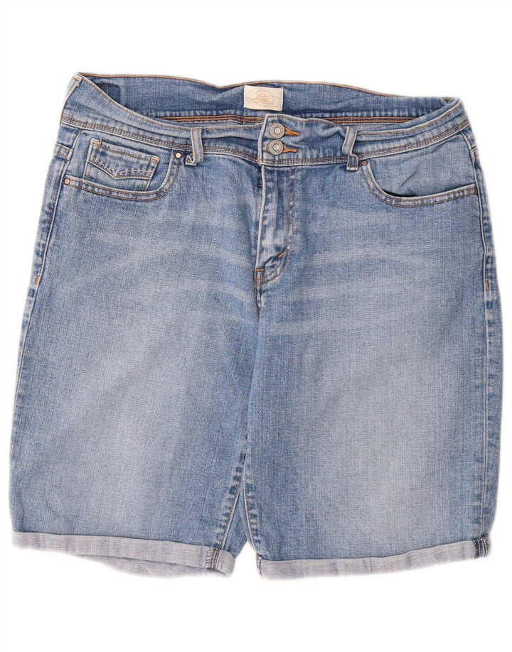LEVI'S Womens 515 Bermuda Denim Shorts W32 Large Blue