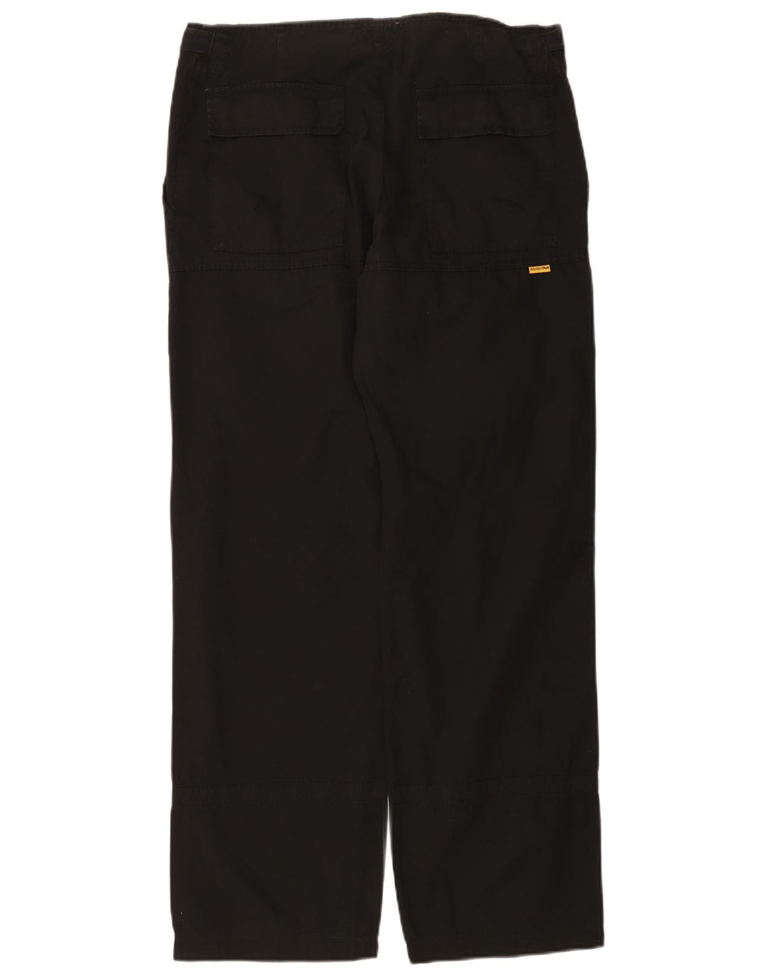 Meltin' Pot Mens Straight Cargo Trousers W33 L32 Black