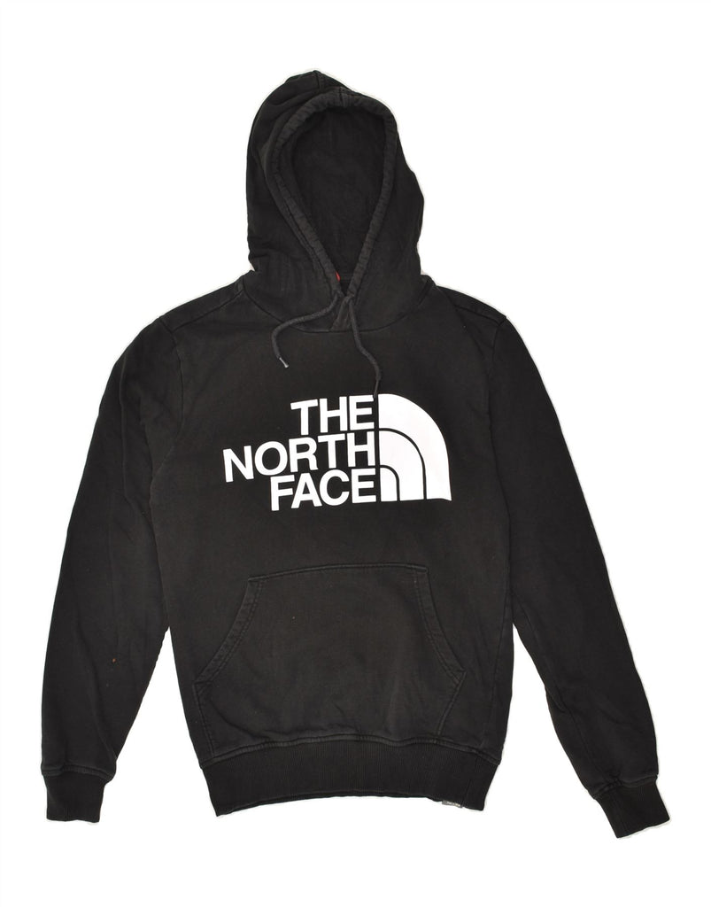 THE NORTH FACE Mens Graphic Hoodie Jumper XS Black Cotton | Vintage The North Face | Thrift | Second-Hand The North Face | Used Clothing | Messina Hembry 