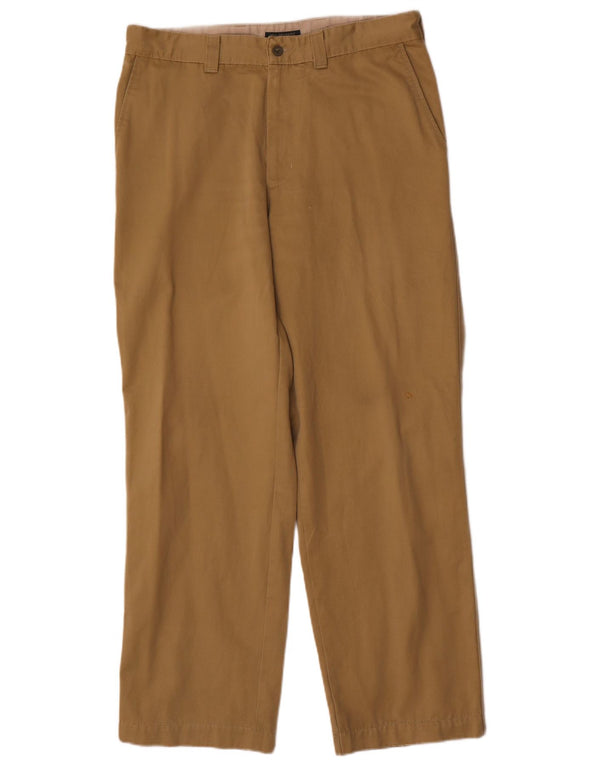 Dockers Mens Khakis Straight Chino Trousers W33 L30 Beige