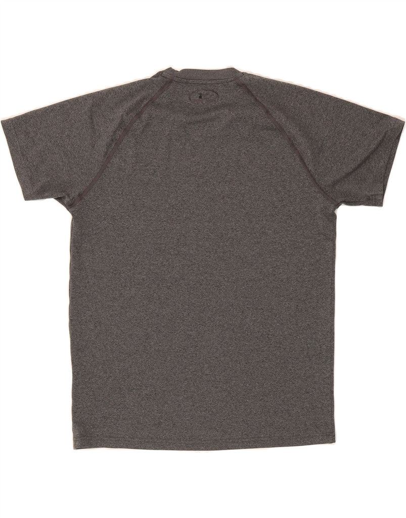 UNDER ARMOUR Mens Heat Gear T-Shirt Top Small Grey Vintage Under Armour and Second-Hand Under Armour from Messina Hembry 