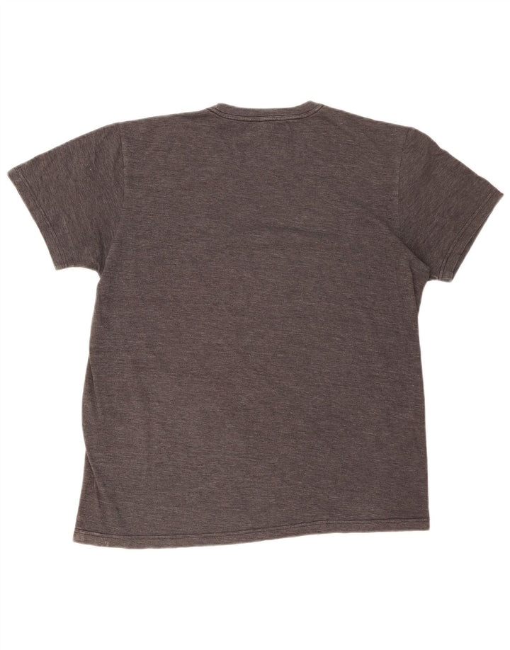 HARLEY Mens Premium Fit Graphic T-Shirt Top Large Grey Cotton