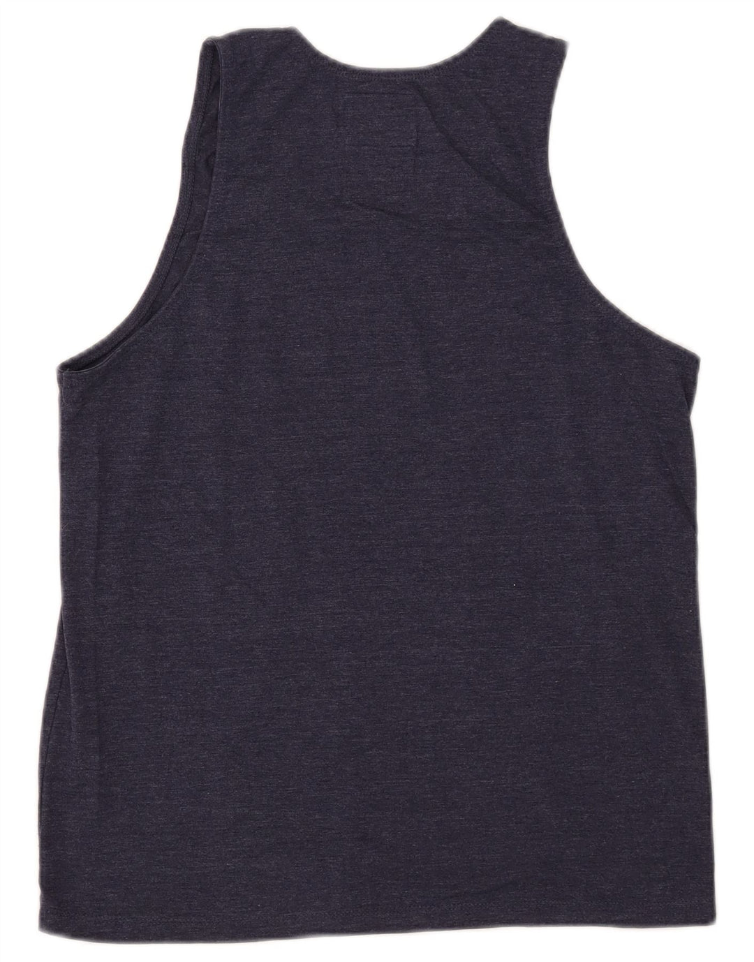 Champion Mens Graphic Vest Top Medium Navy Blue Cotton