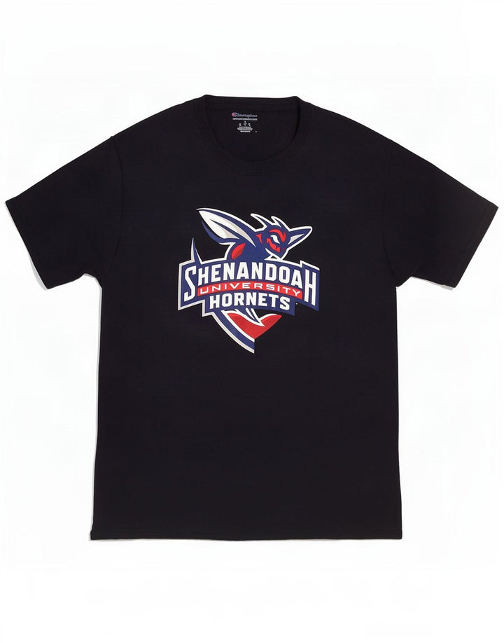 Champion Mens Graphic T-Shirt Top Large Navy Blue