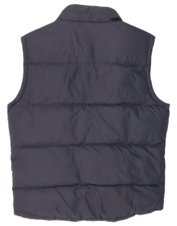 Jack Wills Mens Padded Gilet UK 38 Medium Navy Blue Nylon