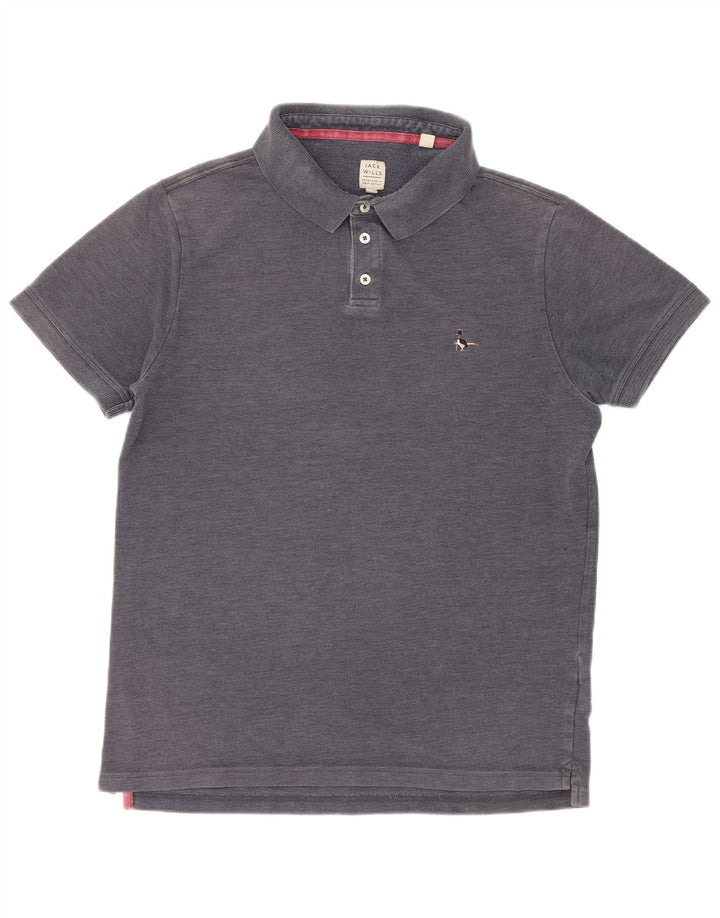 Jack Wills Mens Polo Shirt Large Blue Cotton