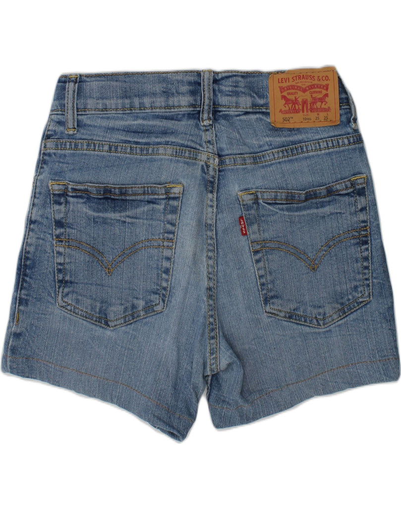 LEVI'S Boys 502 Regular Fit Denim Shorts 9-10 Years W25 Blue Cotton | Vintage Levi's | Thrift | Second-Hand Levi's | Used Clothing | Messina Hembry 