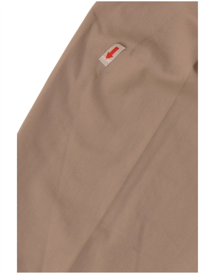 Marks & Spencer Mens Blue Harbour Straight Chino Trousers W32 L33 Beige