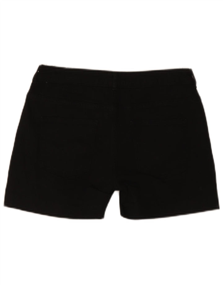 Fat Face Womens Denim Shorts UK 10 Small W27 Black