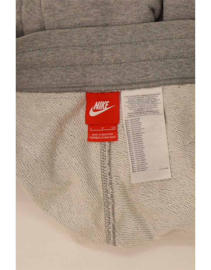 Nike Mens Graphic Sport Shorts Small Grey Cotton