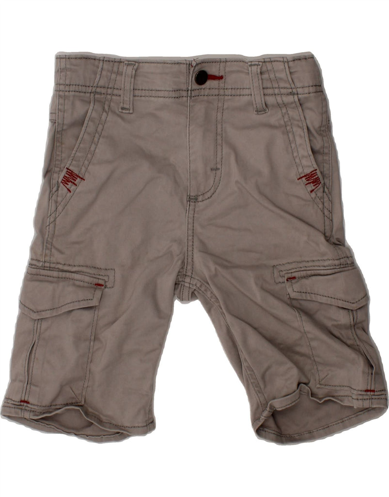 WRANGLER Boys Cargo Shorts 5-6 Years W22  Grey Cotton Vintage Wrangler and Second-Hand Wrangler from Messina Hembry 