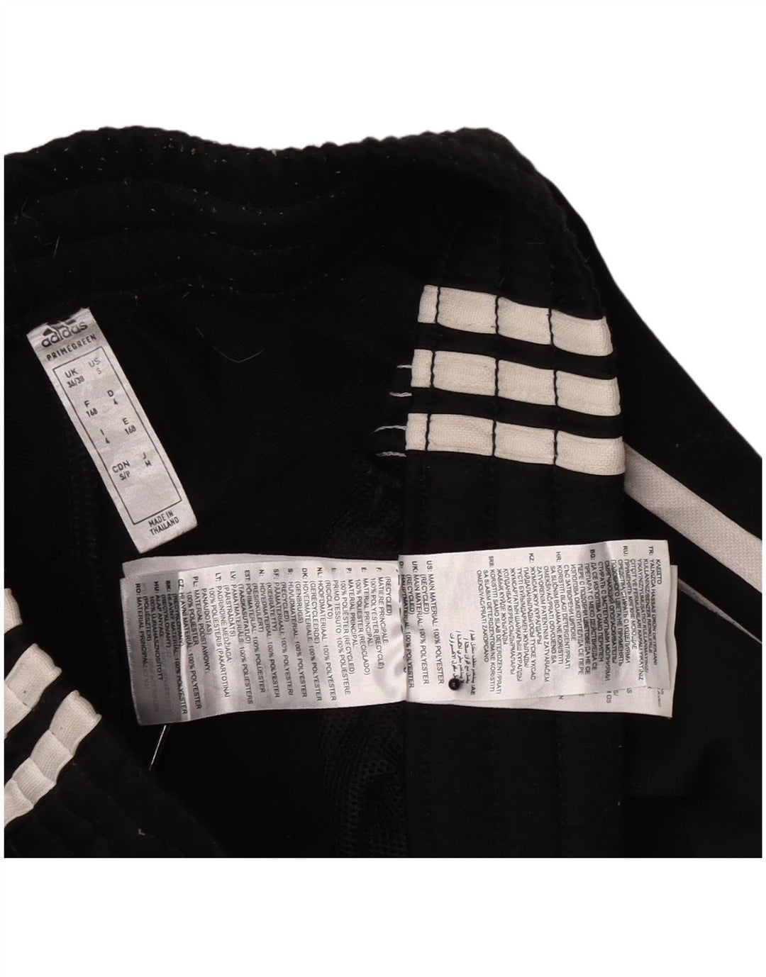 Adidas Mens Tracksuit Trousers Joggers UK 36/38 Small Black Polyester