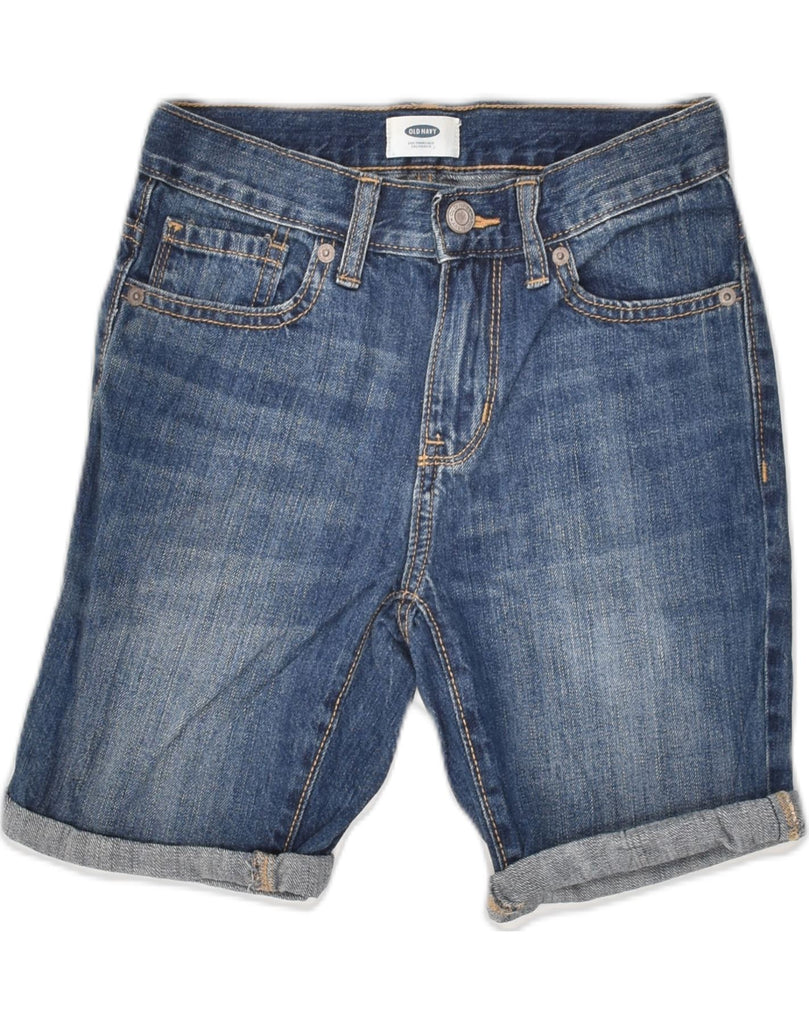 OLD NAVY Boys Denim Shorts 7-8 Years W26 Blue Cotton | Vintage Old Navy | Thrift | Second-Hand Old Navy | Used Clothing | Messina Hembry 