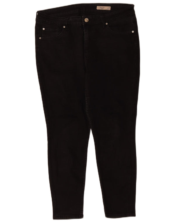 Marks & Spencer Womens The Ivy Skinny Jeans UK 16 Large W32 L26 Black