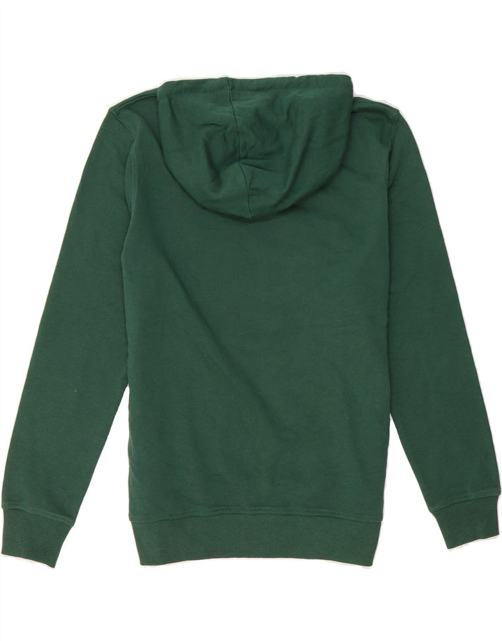 JACK & JONES Mens Graphic Hoodie Jumper Large Green Cotton Vintage Jack & Jones and Second-Hand Jack & Jones from Messina Hembry 
