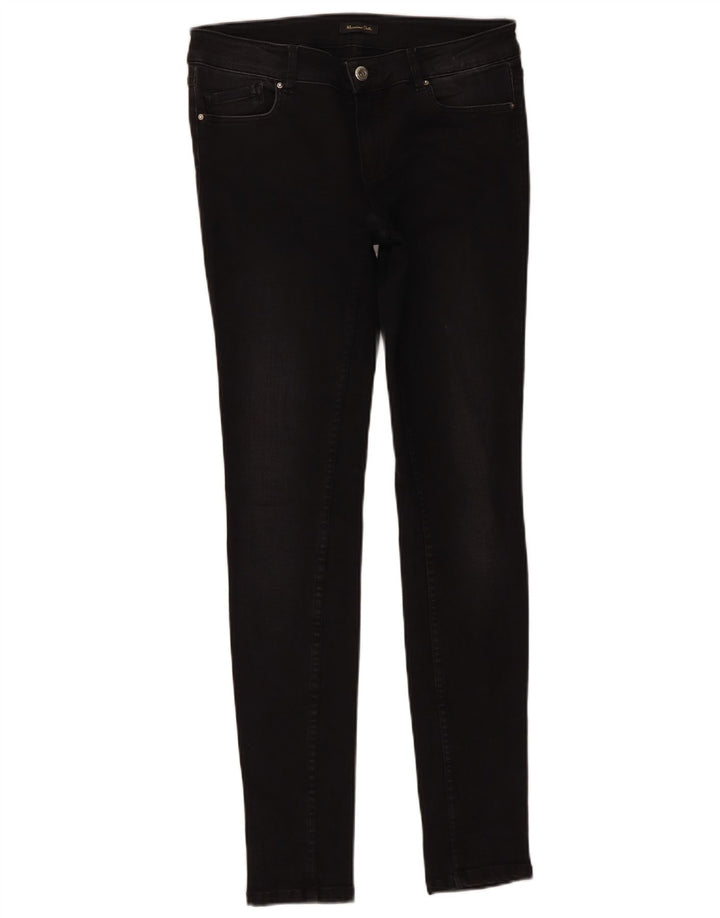 Massimo Dutti Womens Skinny Jeans EU 38 Small W28 L30 Black