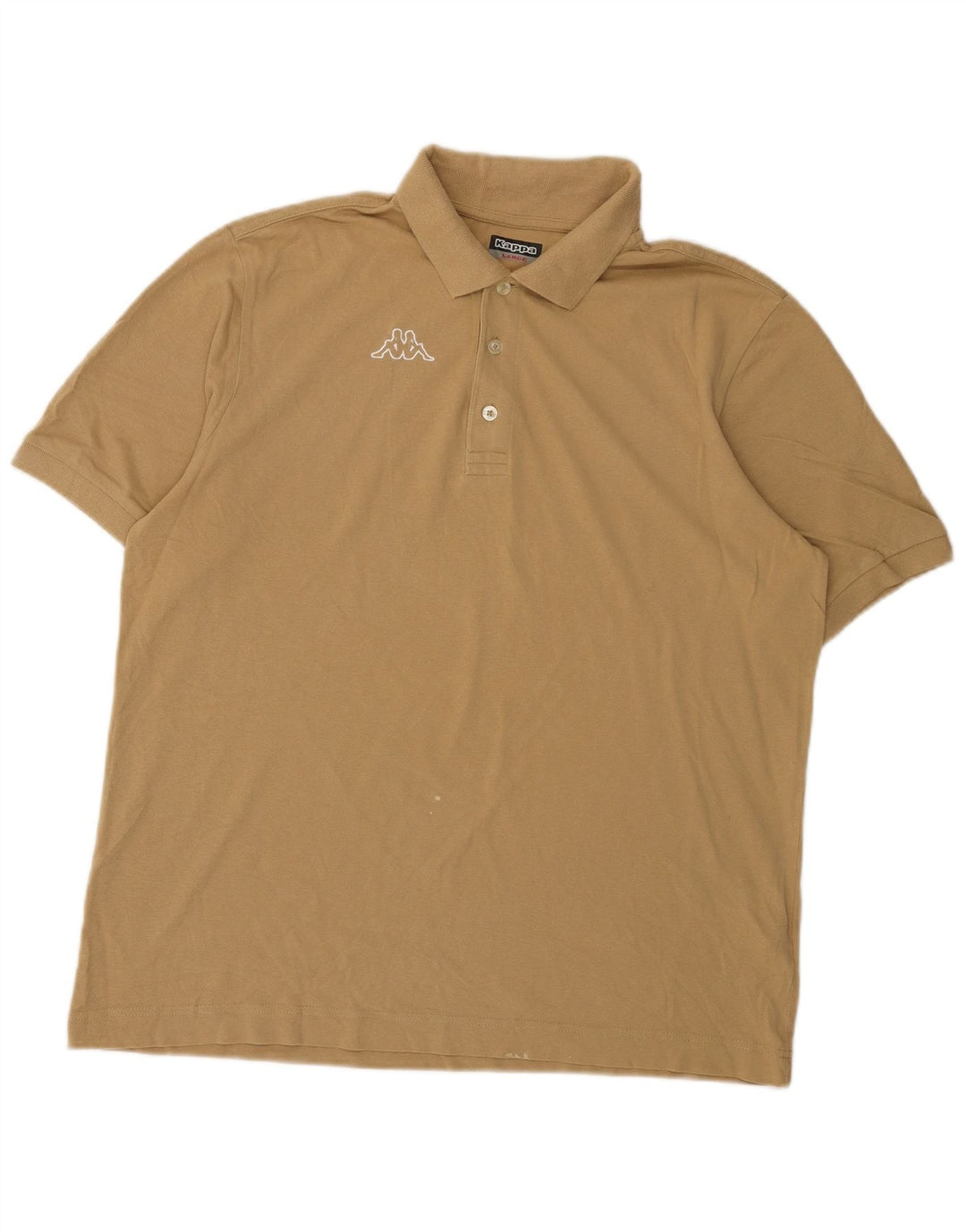 Kappa Mens Polo Shirt Large Beige