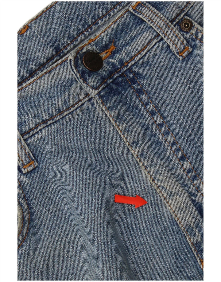 Wrangler Mens Texas Stretch Straight Jeans W32 L29 Blue Cotton