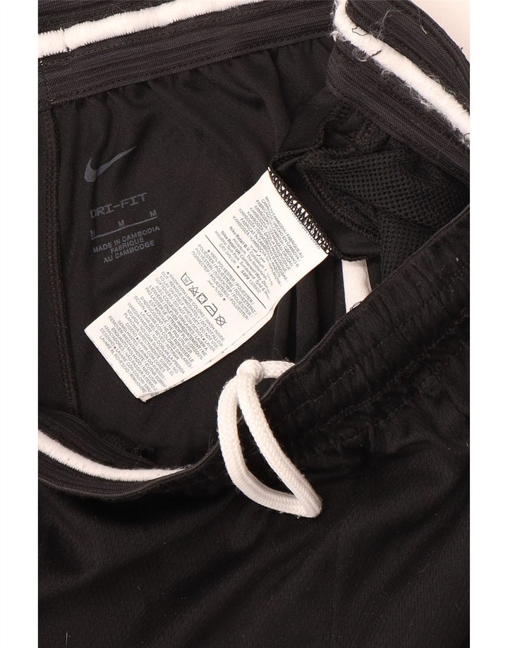 Nike Mens Dri Fit Graphic Sport Shorts Medium  Black Polyester
