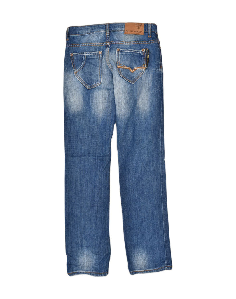 GUESS Boys Straight Jeans 10-11 Years W28 L30 Blue Cotton | Vintage | Thrift | Second-Hand | Used Clothing | Messina Hembry 