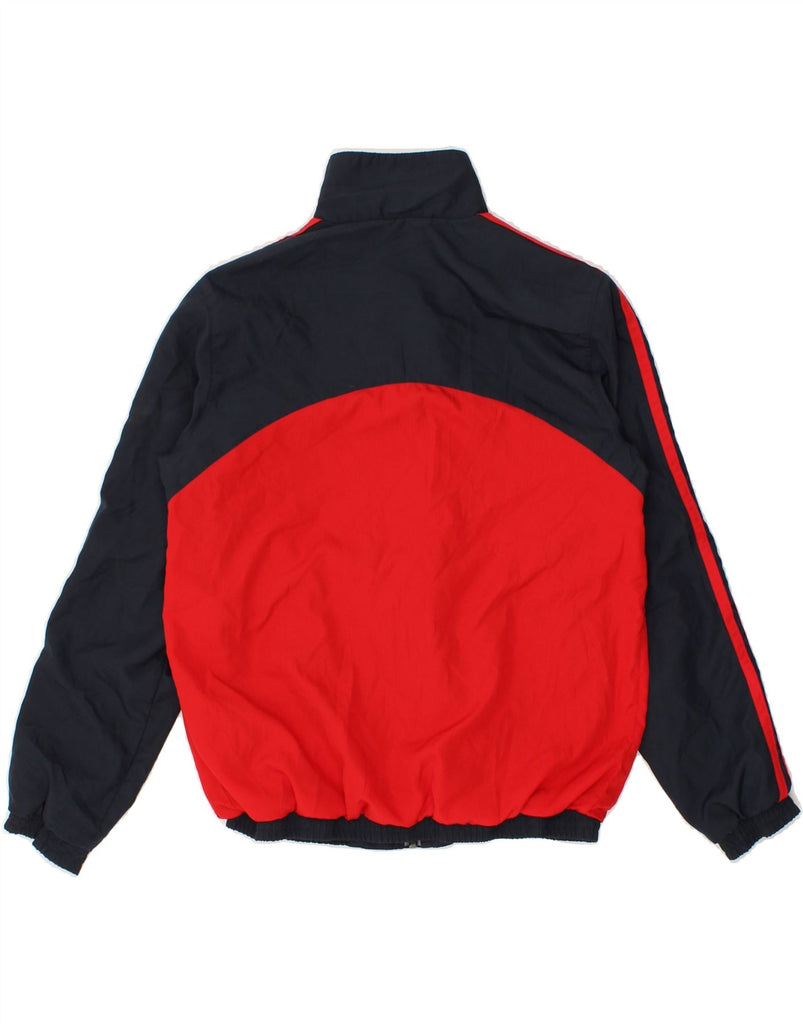 ADIDAS Boys Bomber Jacket 9-10 Years Navy Blue Colourblock Polyester Vintage Adidas and Second-Hand Adidas from Messina Hembry 