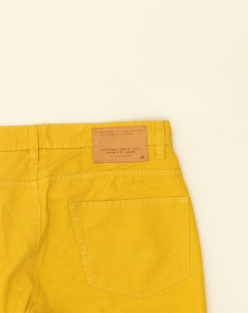 JACK & JONES Womens Denim Shorts W34 Large  Yellow | Vintage Jack & Jones | Thrift | Second-Hand Jack & Jones | Used Clothing | Messina Hembry 