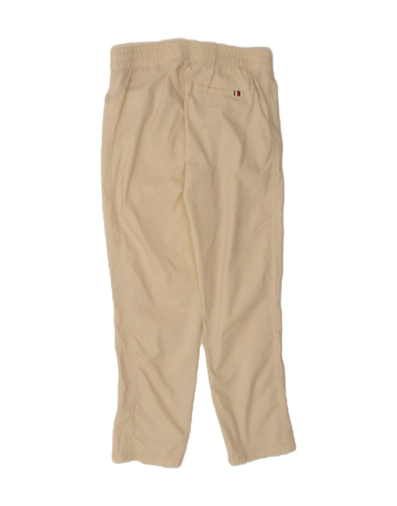 TOMMY HILFIGER Womens Straight Casual Trousers XS W30 L26 Off White Cotton Vintage Tommy Hilfiger and Second-Hand Tommy Hilfiger from Messina Hembry 