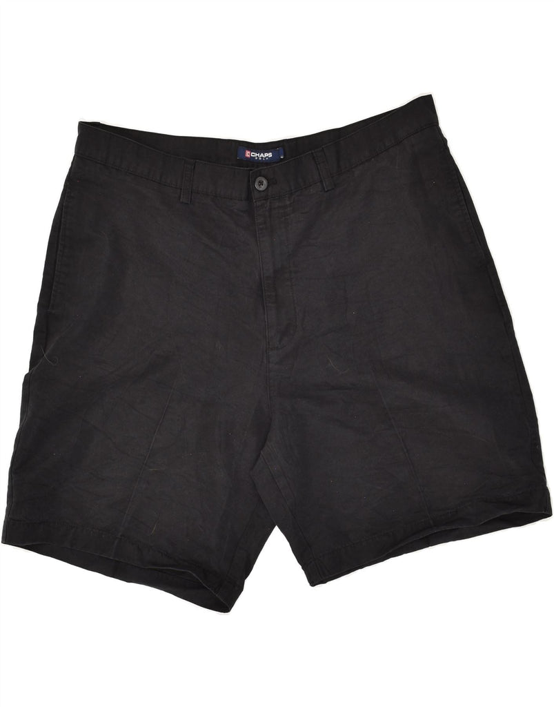 CHAPS Mens Chino Shorts W40 XL Black Cotton Vintage Chaps and Second-Hand Chaps from Messina Hembry 