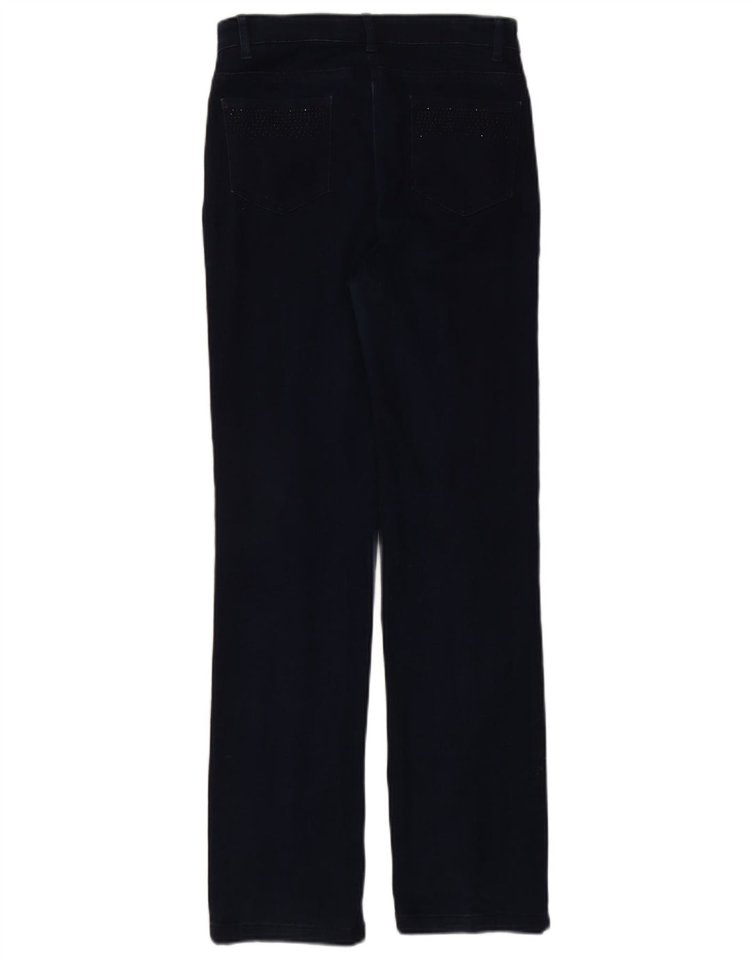 Marks & Spencer Womens Straight Jeans UK 10 Small W27 L30 Navy Blue