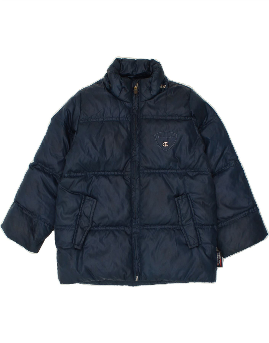 CHAMPION Baby Boys Padded Jacket 18-24 Months Large  Navy Blue Polyester Vintage Champion and Second-Hand Champion from Messina Hembry 