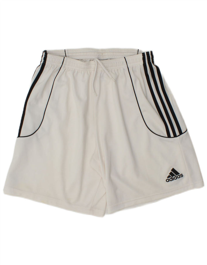 Adidas Mens Climalite Sport Shorts Medium  White Polyester
