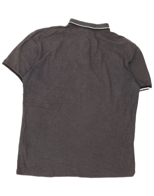 FILA Mens Polo Shirt XL Grey Cotton