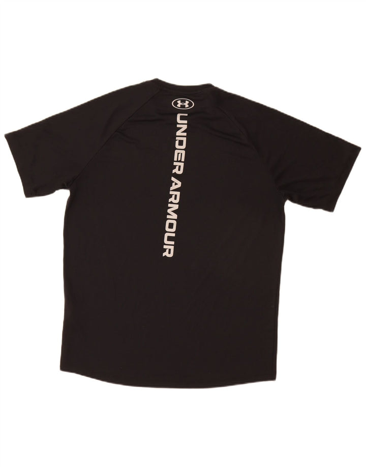 Under Armour Mens Graphic T-Shirt Top Medium Black Polyester