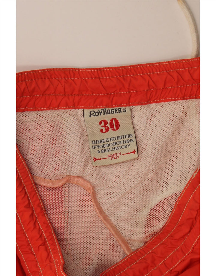 Roy Rogers Mens Swimming Shorts Medium  Red Polyamide