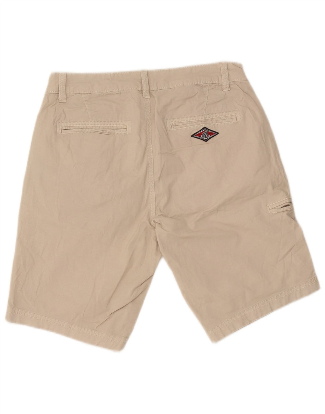 Bear Mens Cargo Shorts IT 44 XS W30  Beige Cotton