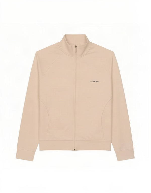 Reebok Womens Tracksuit Top Jacket UK 16 Large White Cotton