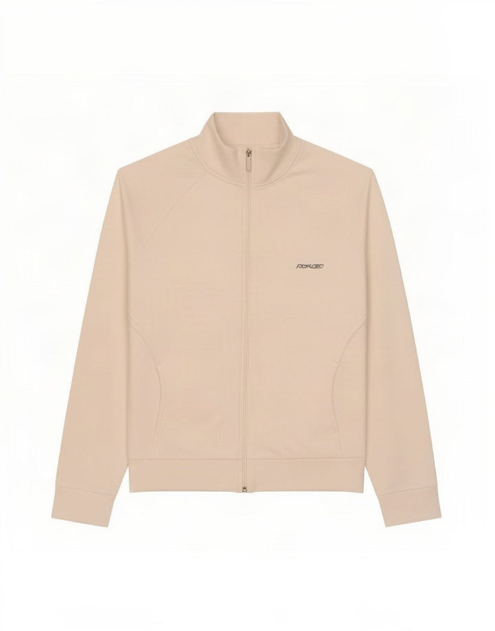 Reebok Womens Tracksuit Top Jacket UK 16 Large White Cotton