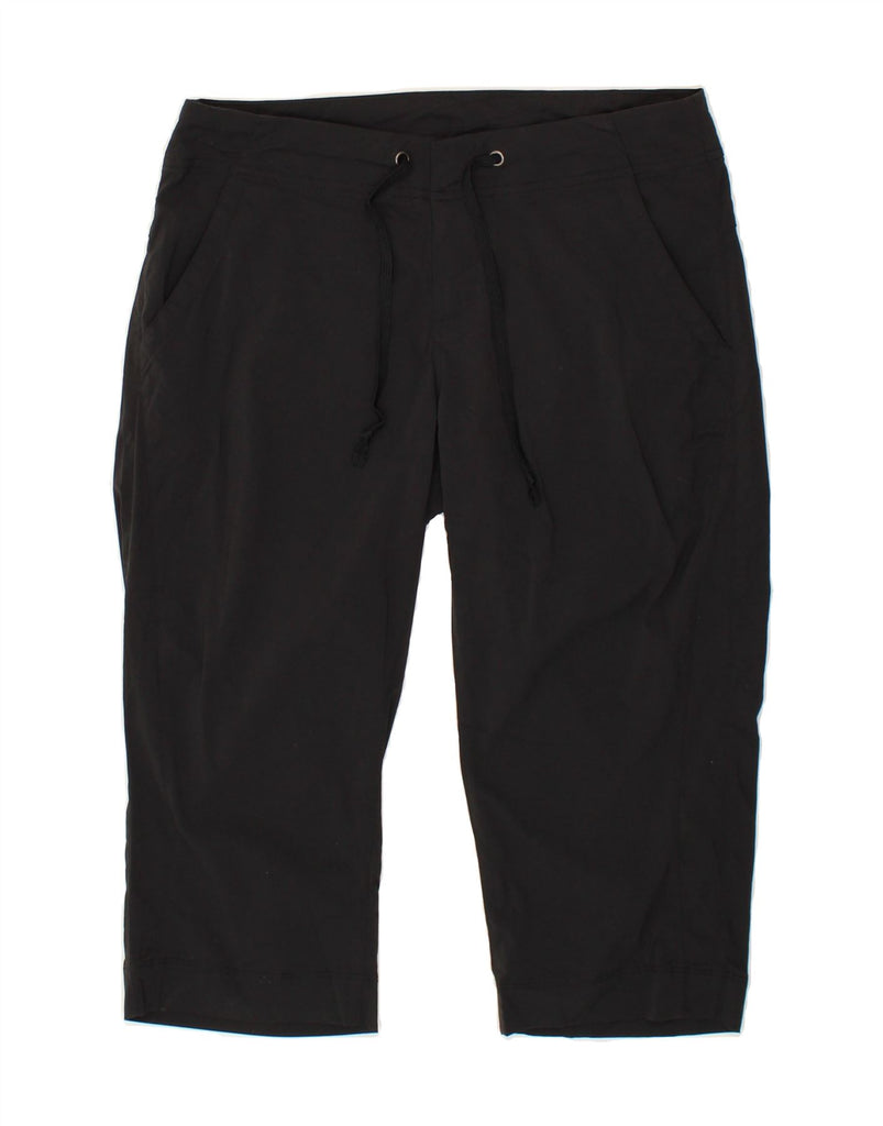COLUMBIA Womens Capri Trousers US 8 Medium W32  Black Nylon Vintage Columbia and Second-Hand Columbia from Messina Hembry 