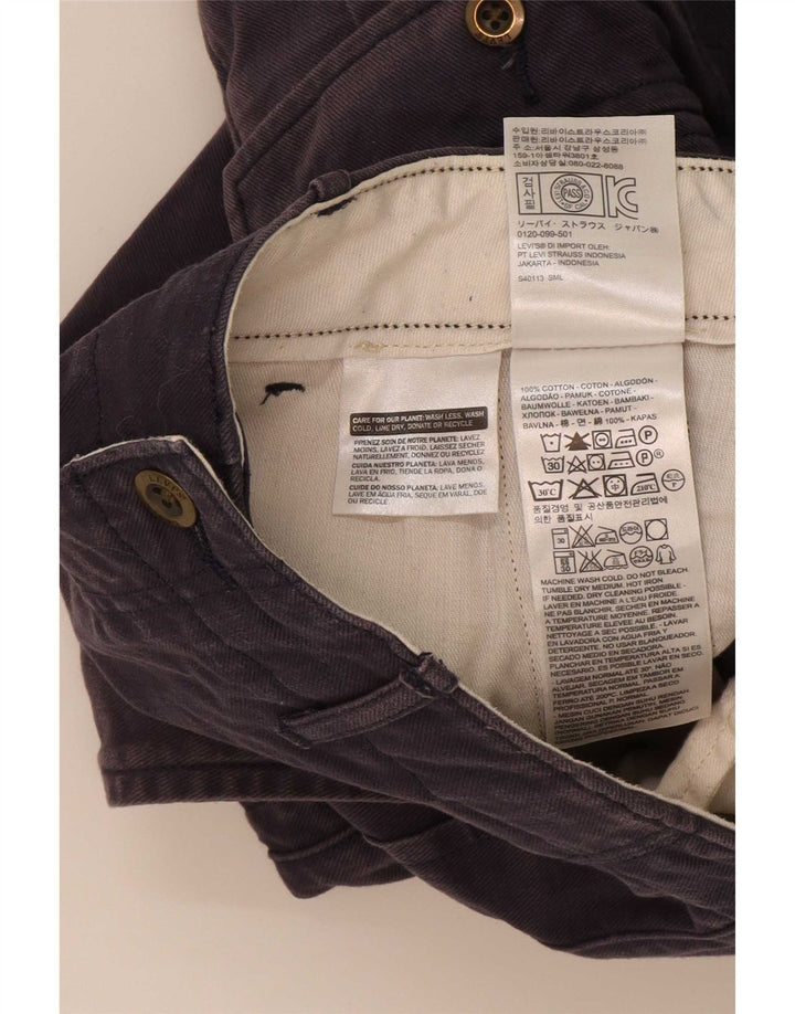 Levi's Mens Cargo Shorts W32 Medium Navy Blue Cotton