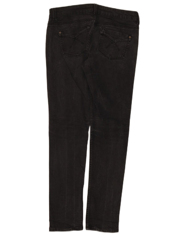 Topshop Womens Baxter Skinny Jeans W30 L30 Black Cotton