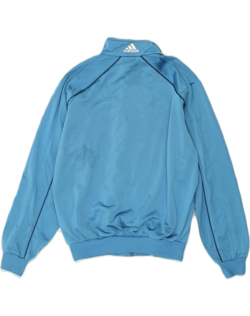 ADIDAS Boys Tracksuit Top Jacket 11-12 Years Medium Blue Polyester | Vintage Adidas | Thrift | Second-Hand Adidas | Used Clothing | Messina Hembry 