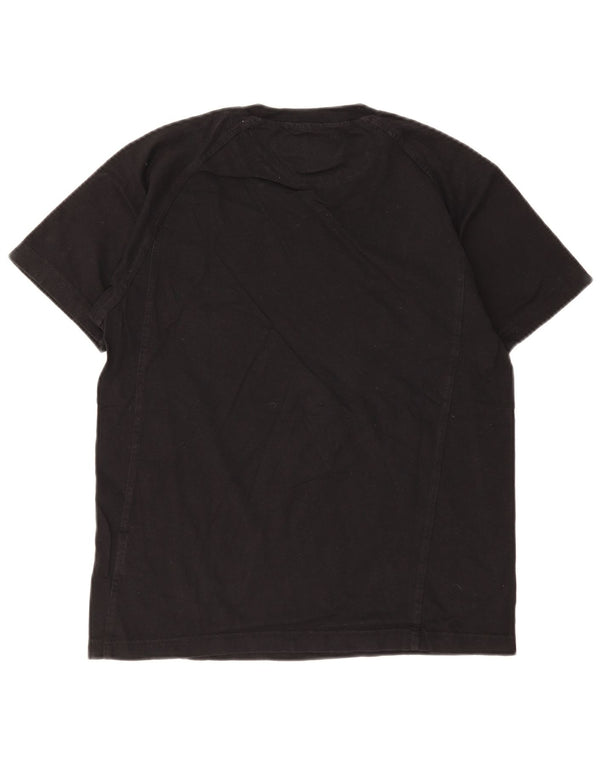 Champion Mens T-Shirt Top Small Black Cotton