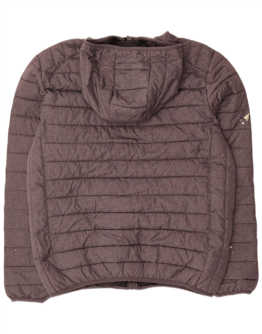 Ellesse Mens Hooded Padded Jacket UK 42 XL Grey Polyamide