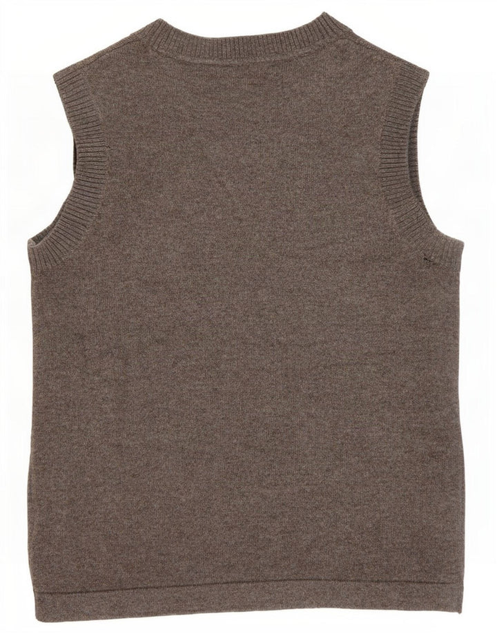 Marks & Spencer Womens Vest Tank Top UK 6 XS Grey Polyester