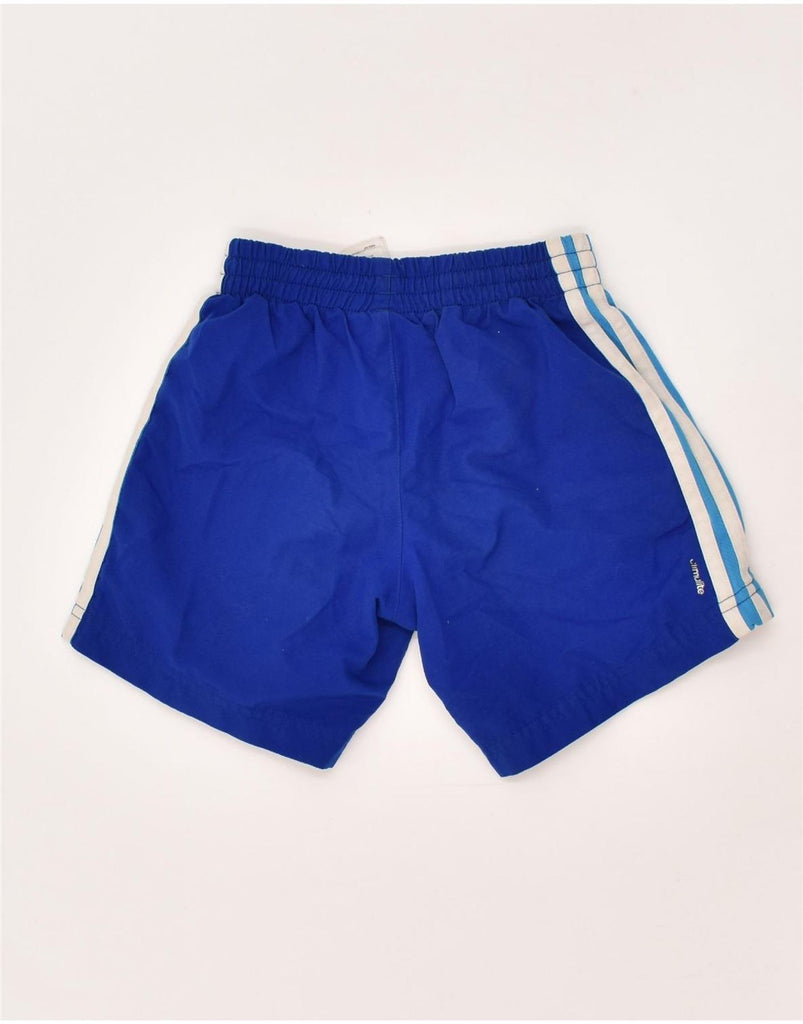 ADIDAS Boys Sport Shorts 7-8 Years Blue Polyester | Vintage Adidas | Thrift | Second-Hand Adidas | Used Clothing | Messina Hembry 