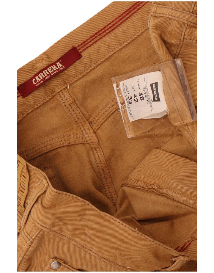 Carrera Mens 700 Straight Jeans W33 L30 Brown Cotton