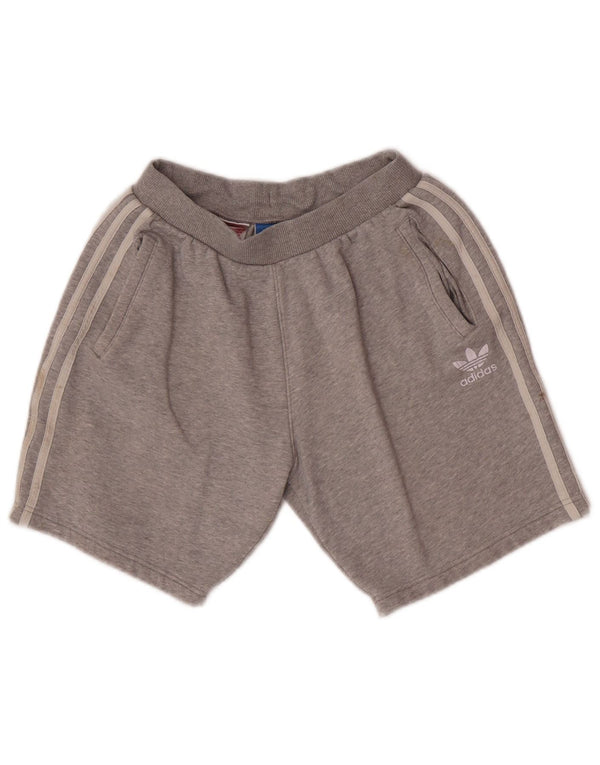 Adidas Boys Sport Shorts 13-14 Years  Grey Cotton Sports