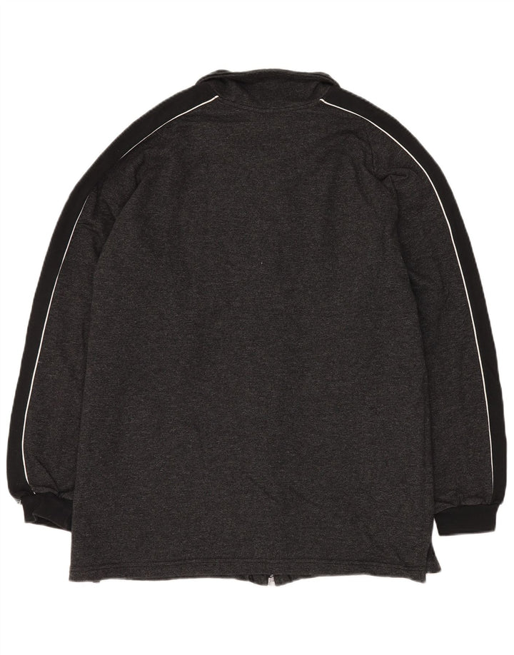 ASICS Mens Graphic Tracksuit Top Jacket XL Grey