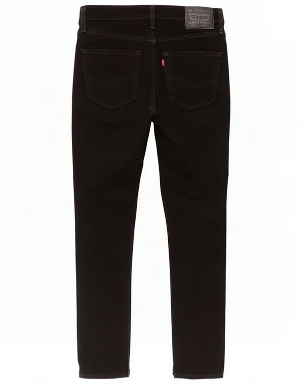 Levi's Mens Slim Tapered Jeans W30 L32 Black Cotton